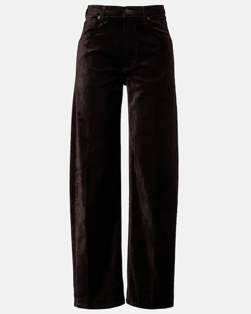 Citizens of humanity Gerade Hose Ayla aus Samt Braun