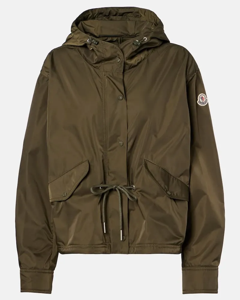 Moncler Jacke Noizay aus Gabardine Grün
