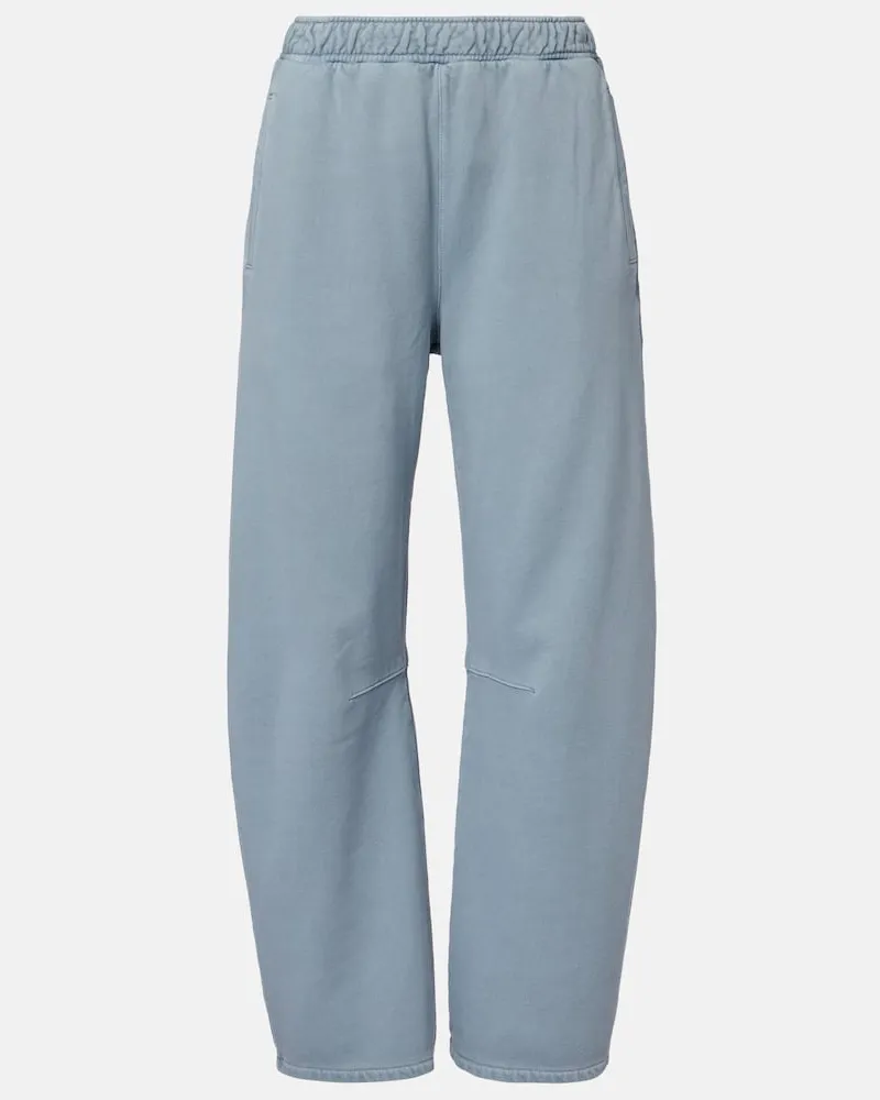 Citizens of humanity Jogginghose Miro aus Baumwoll-Fleece Blau