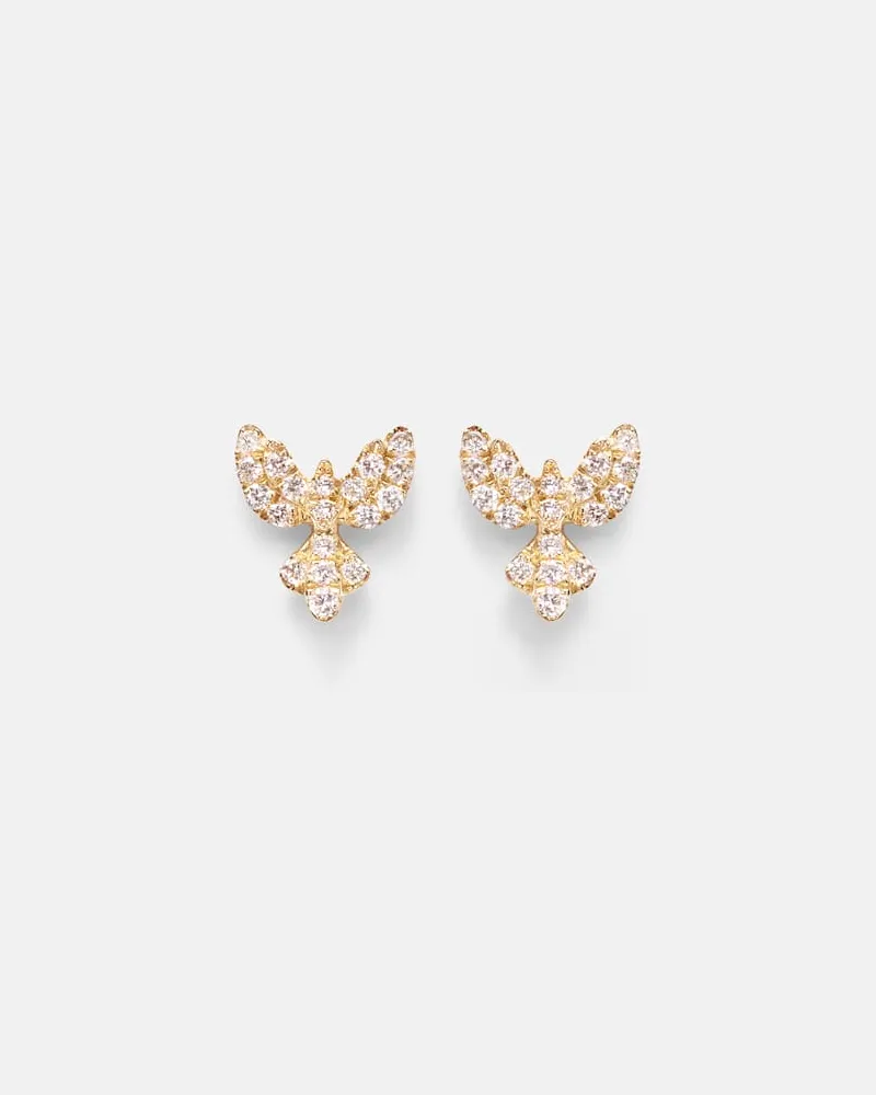 ANITA KO Ohrringe aus 18kt Gelbgold mit Diamanten Gold