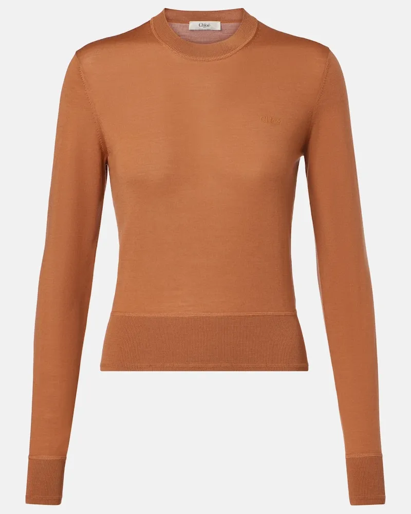 Chloé Chloé Pullover aus Wolle Braun