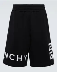 Givenchy Bermuda-Shorts  4G aus Fleece Schwarz