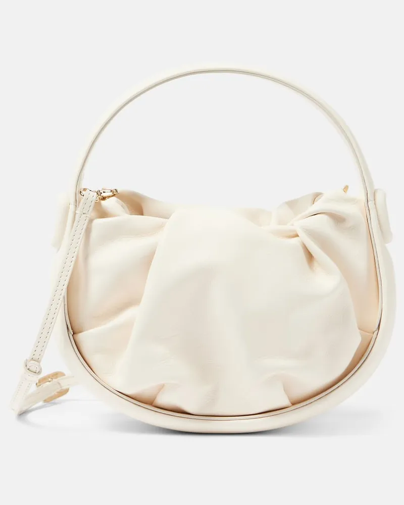 Roger Vivier Schultertasche Viv' Choc Royale Mini aus Leder Weiß
