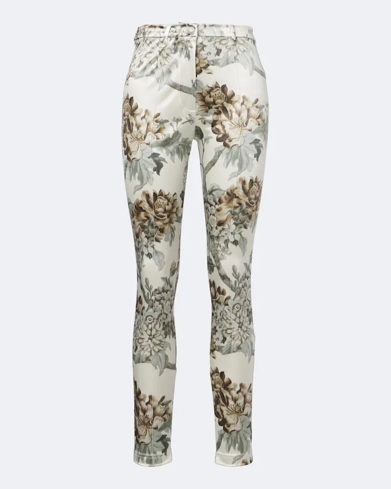 Acne Studios High-Rise Skinny Hose aus Jersey Multicolor