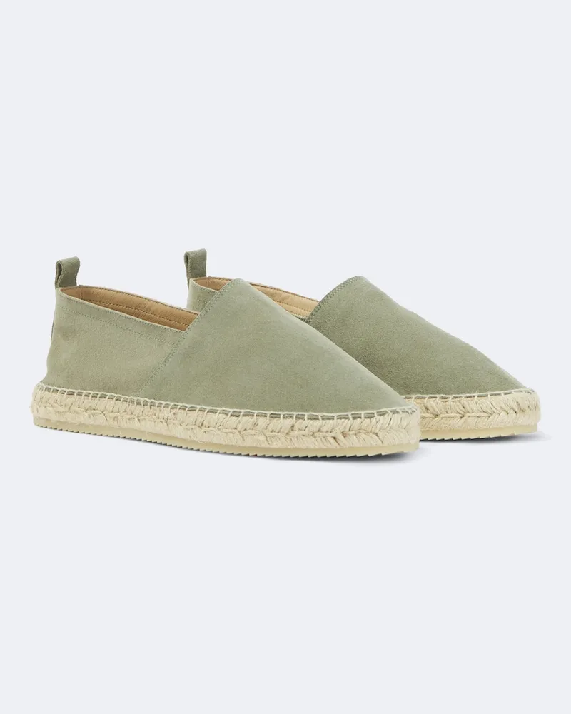 Frescobol Carioca Espadrilles Helio aus Canvas Grün