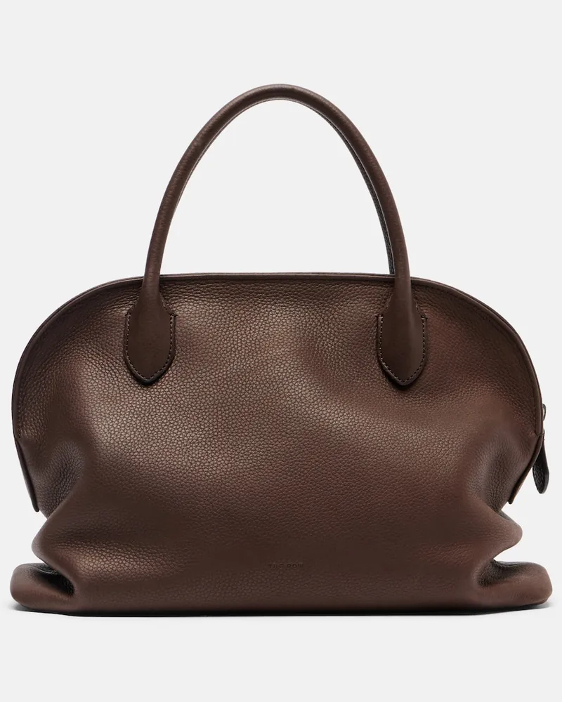 The Row Tote Bag Agnes 12 Medium aus Leder Braun