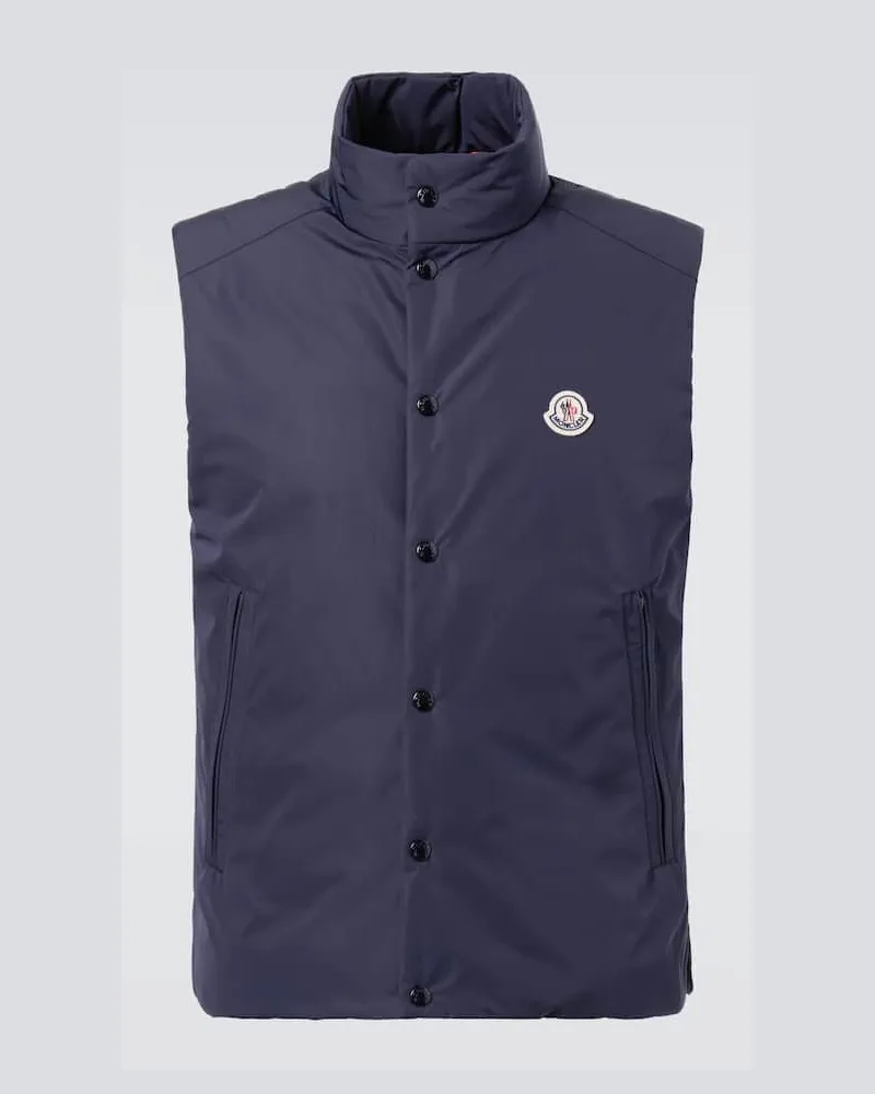 Moncler Daunenweste Blau