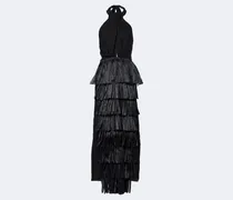 Verziertes Leinenkleid