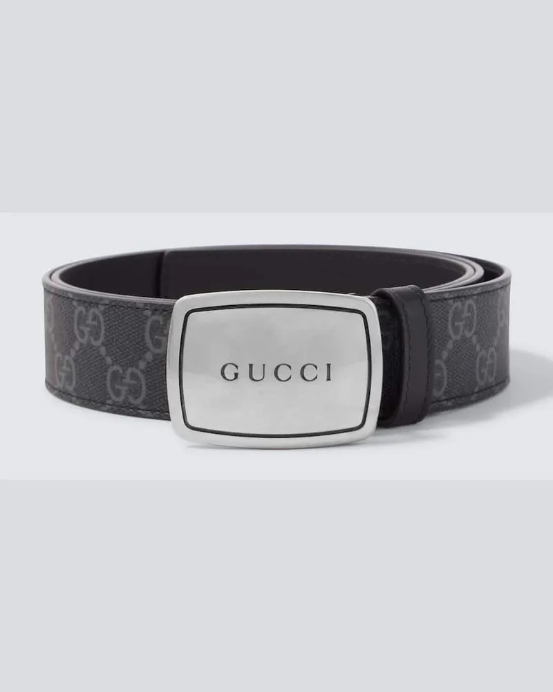 Gucci Gürtel GG Supreme aus Canvas Schwarz