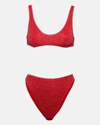 Oséree Oseree Bikini aus Lame Rot