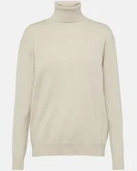 Brunello Cucinelli Rollkragenpullover aus Kaschmir Nude