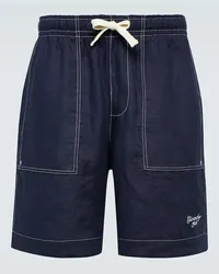 Givenchy Bermuda-Shorts aus Leinen Blau