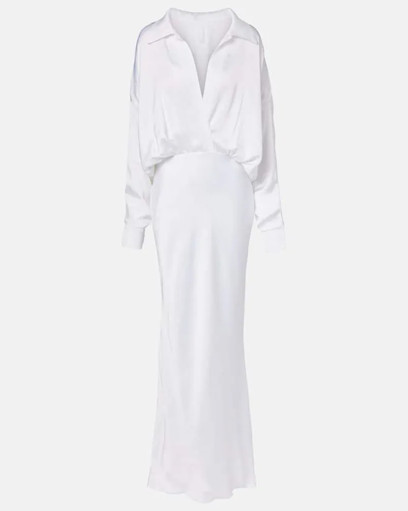 Norma Kamali Robe Weiß