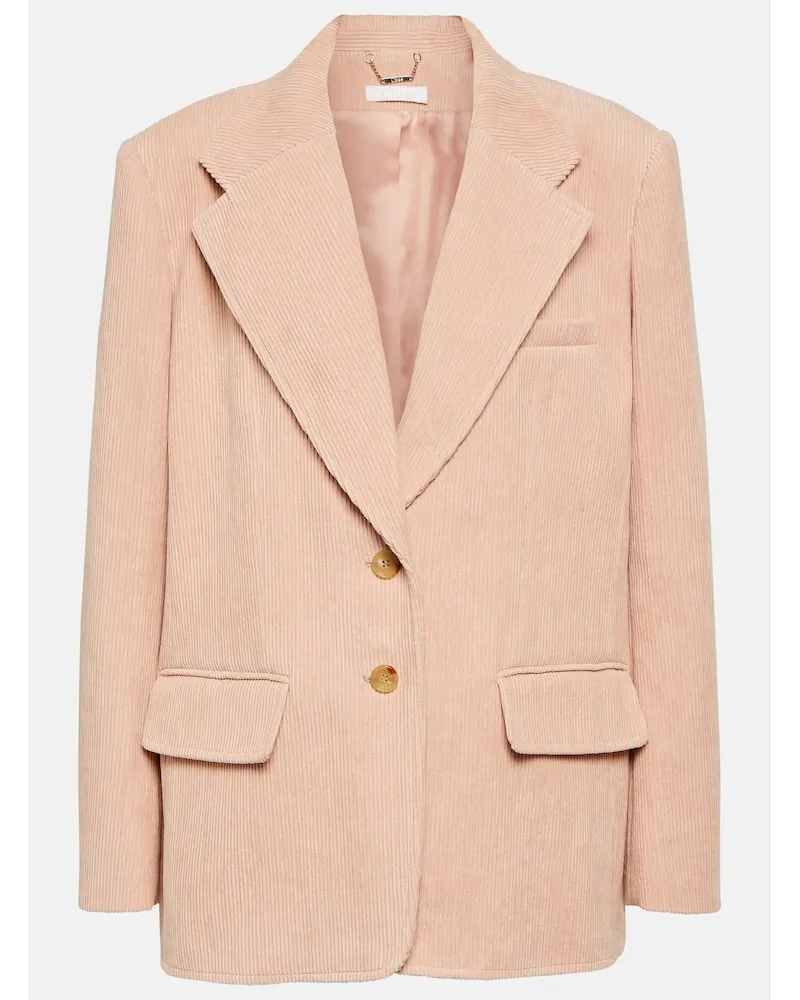 Chloé Chloé Blazer aus Cord Pink