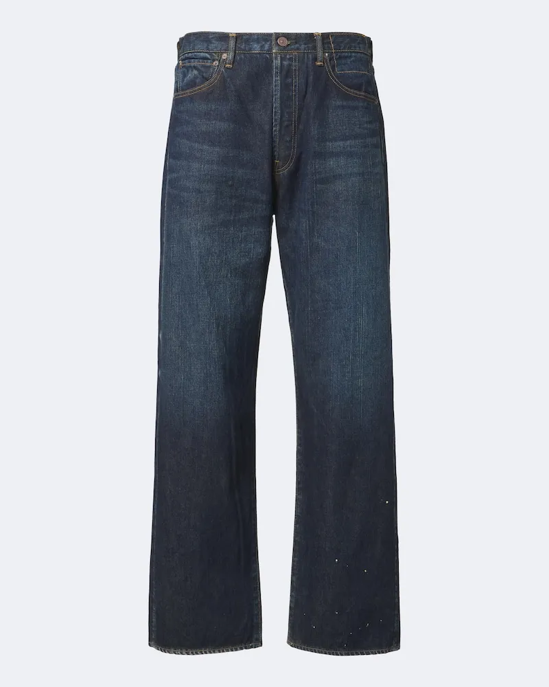 Visvim Wide-Leg Jeans Social Sculpture 01 Blau
