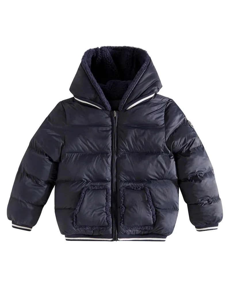 Tartine et Chocolat Wendbare Jacke mit Fleece Blau