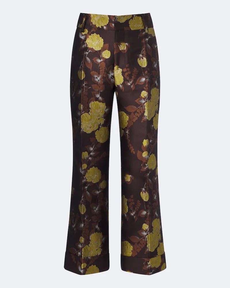 La DoubleJ Gerade Hose Hendrix Braun