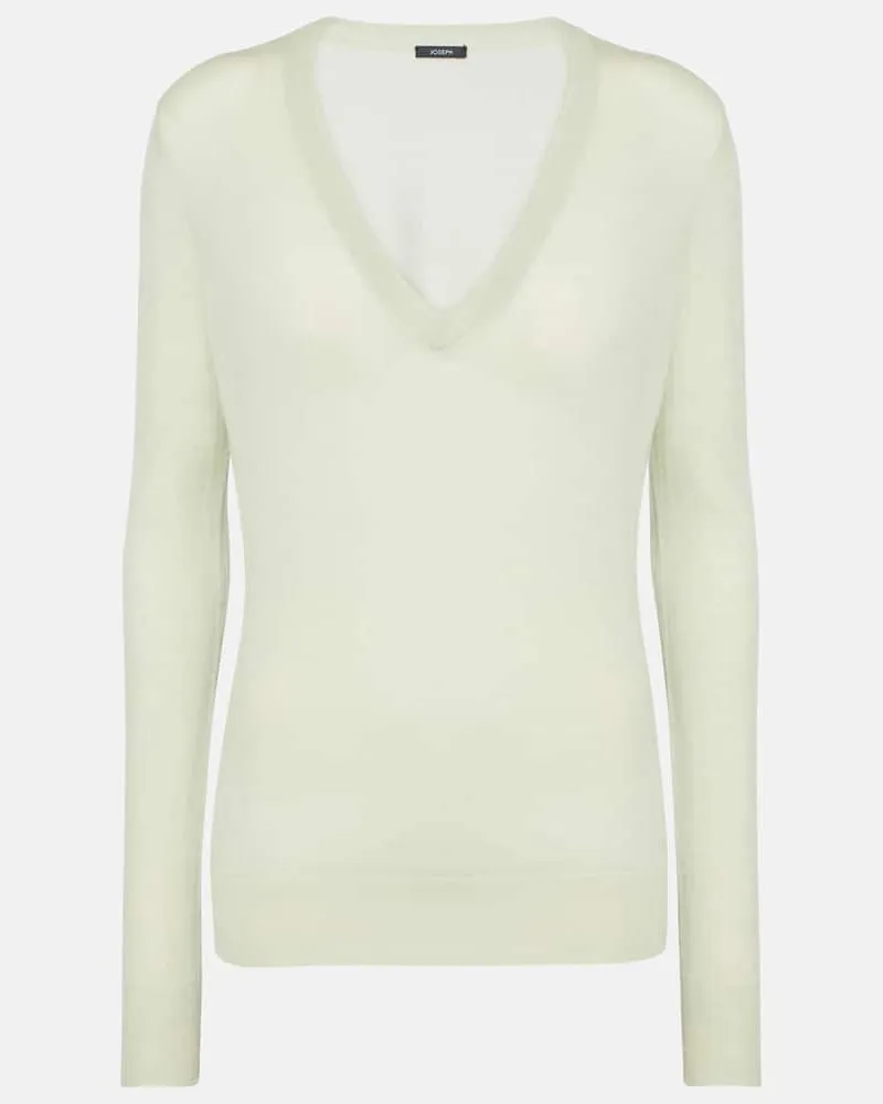 Joseph Pullover Cashair aus Kaschmir Grün