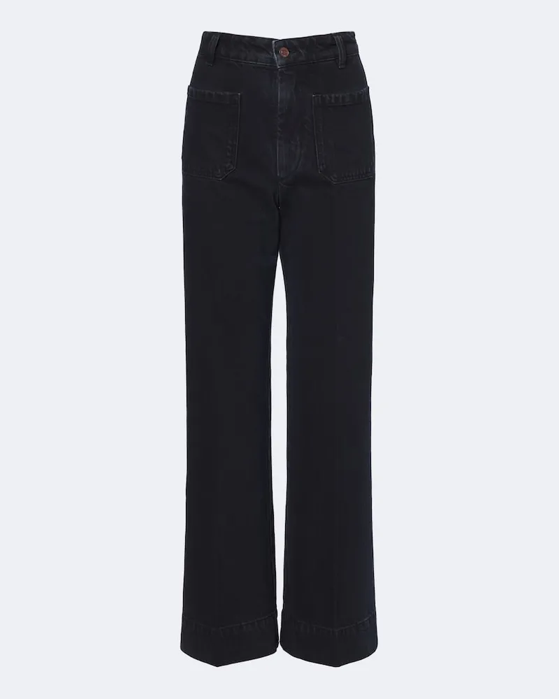 Victoria Beckham Weite Jeans Alina Blau