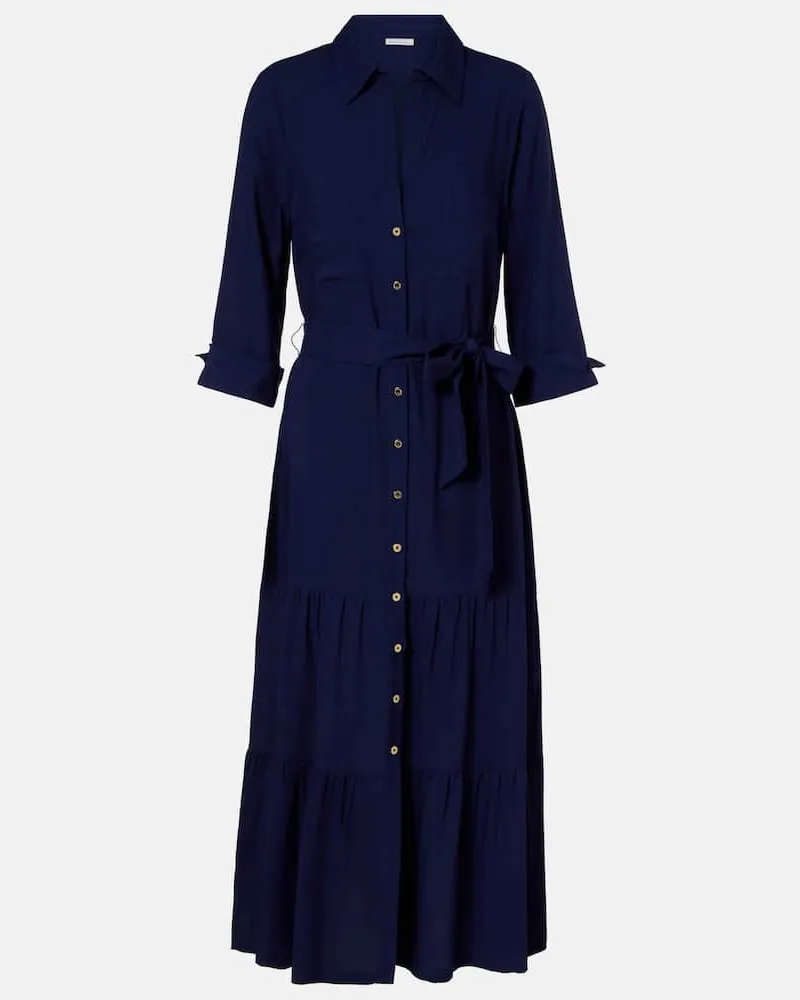 Heidi Klein Hemdblusenkleid Blau