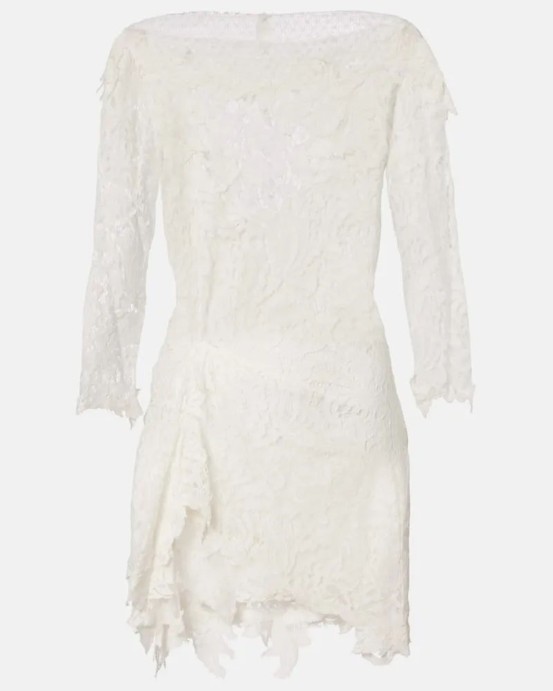 Isabel Marant Minikleid Rubiana aus Spitze Weiß