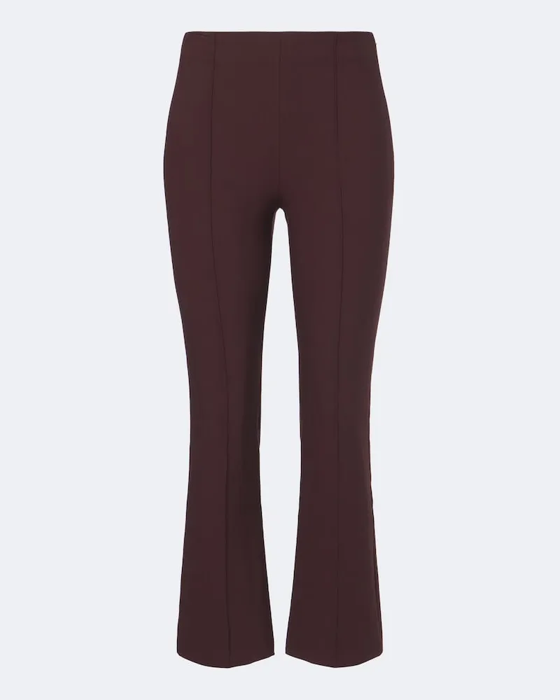 Vince Cropped Hose Niki Burgunderrot