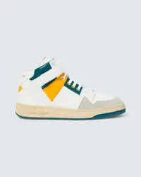 Saint Laurent Sneakers Lax aus Leder mit Veloursleder Multicolor