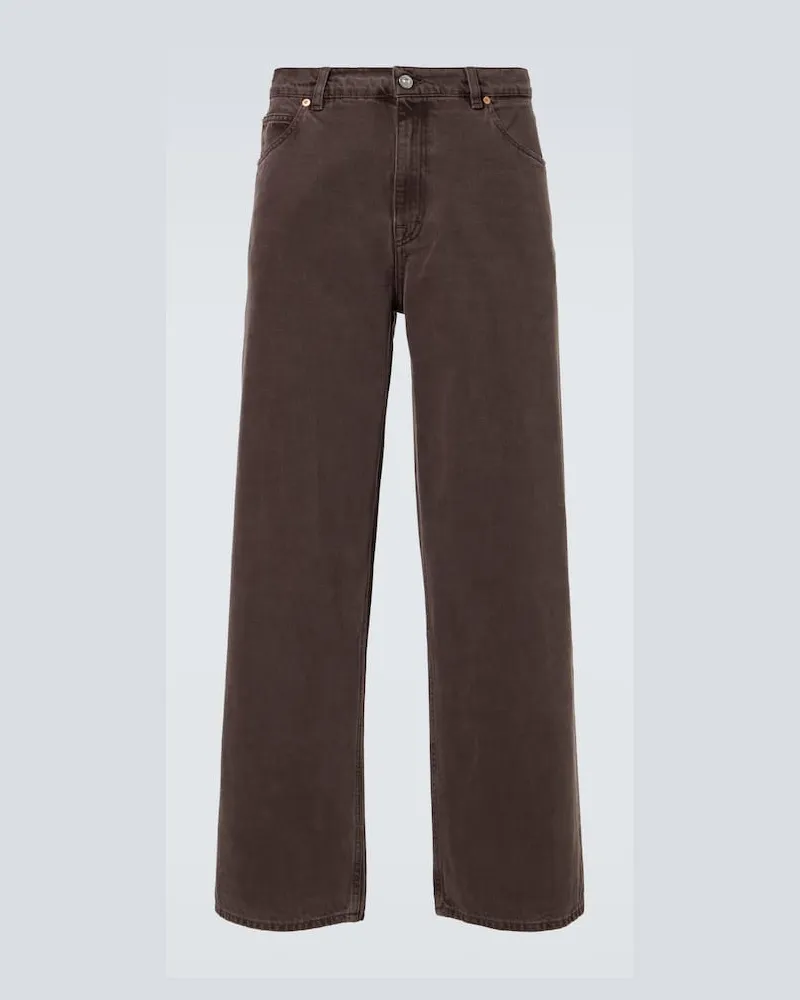 Our Legacy Wide-Leg Jeans Vast Cut Braun