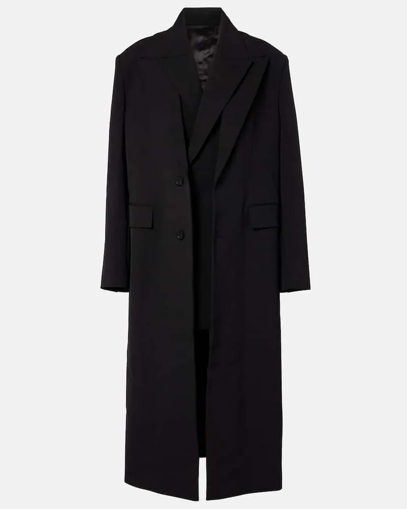 Jean Paul Gaultier Mantel Schwarz