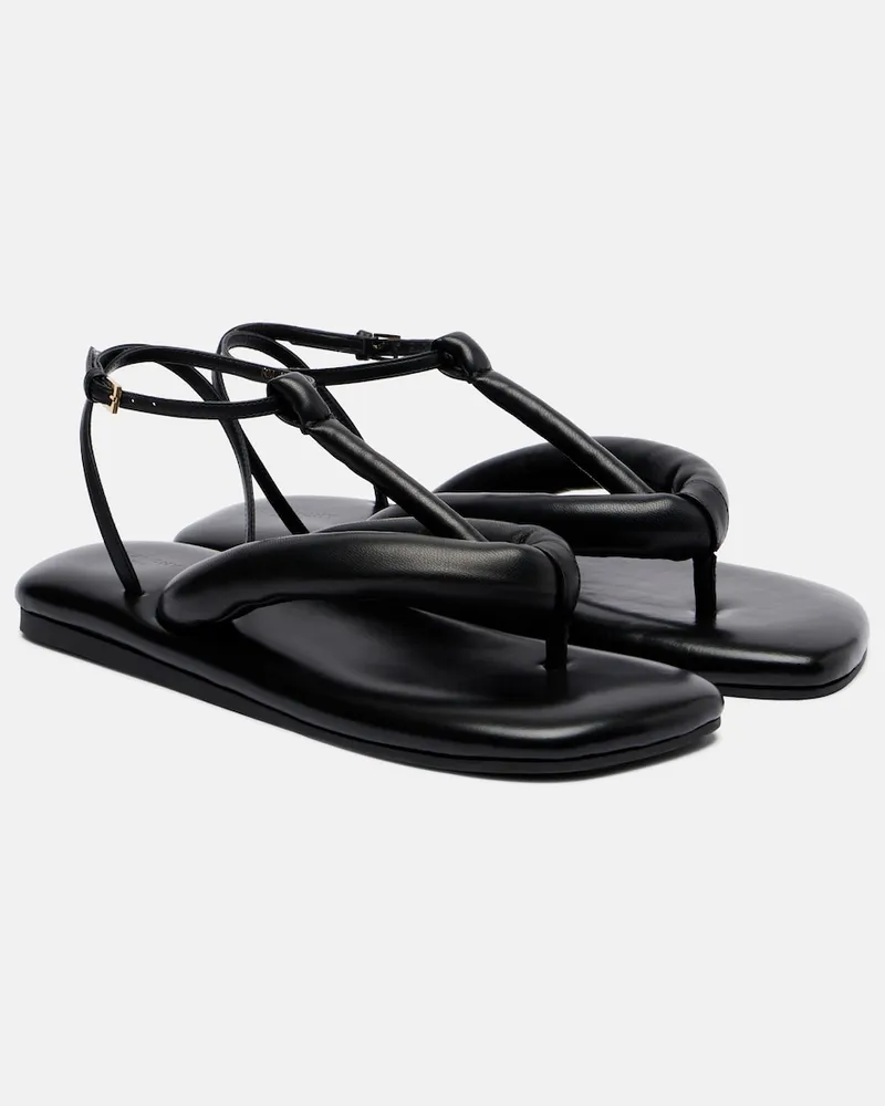 Givenchy Sandalen Boudoir aus Leder Schwarz