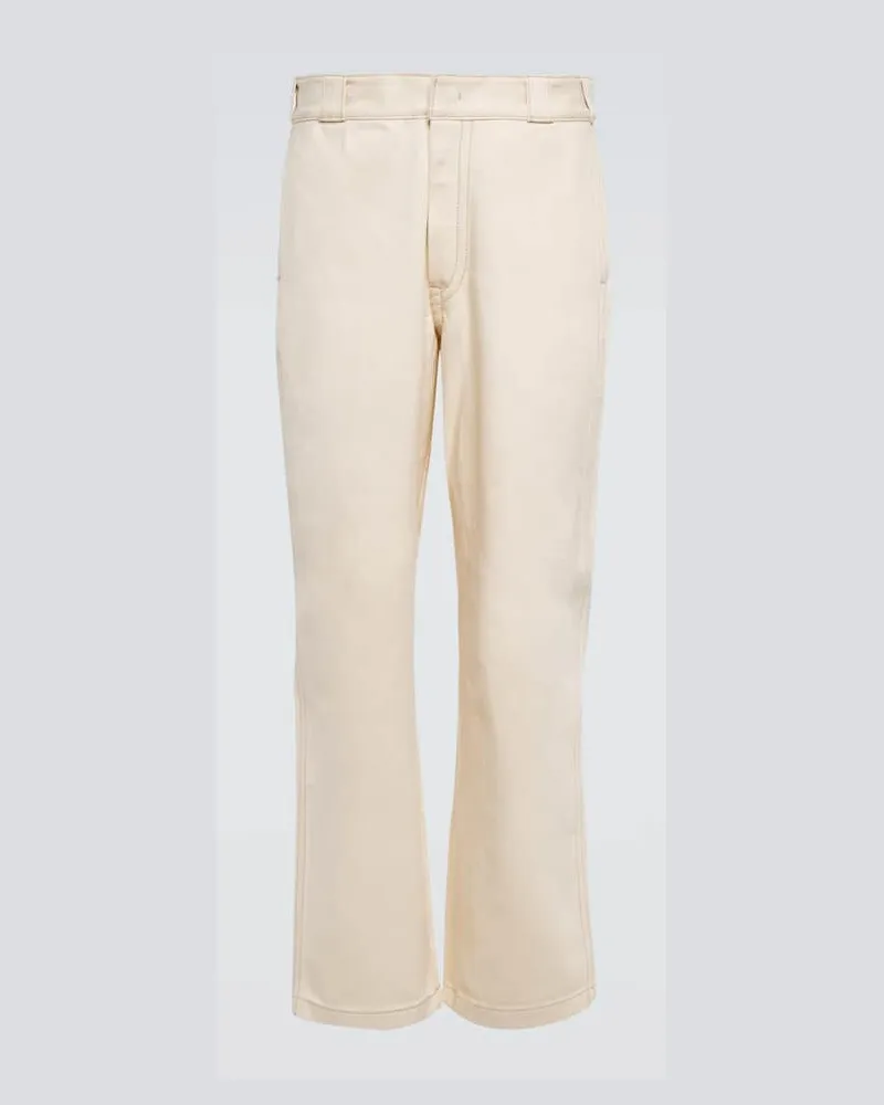 Prada Straight Jeans Weiß