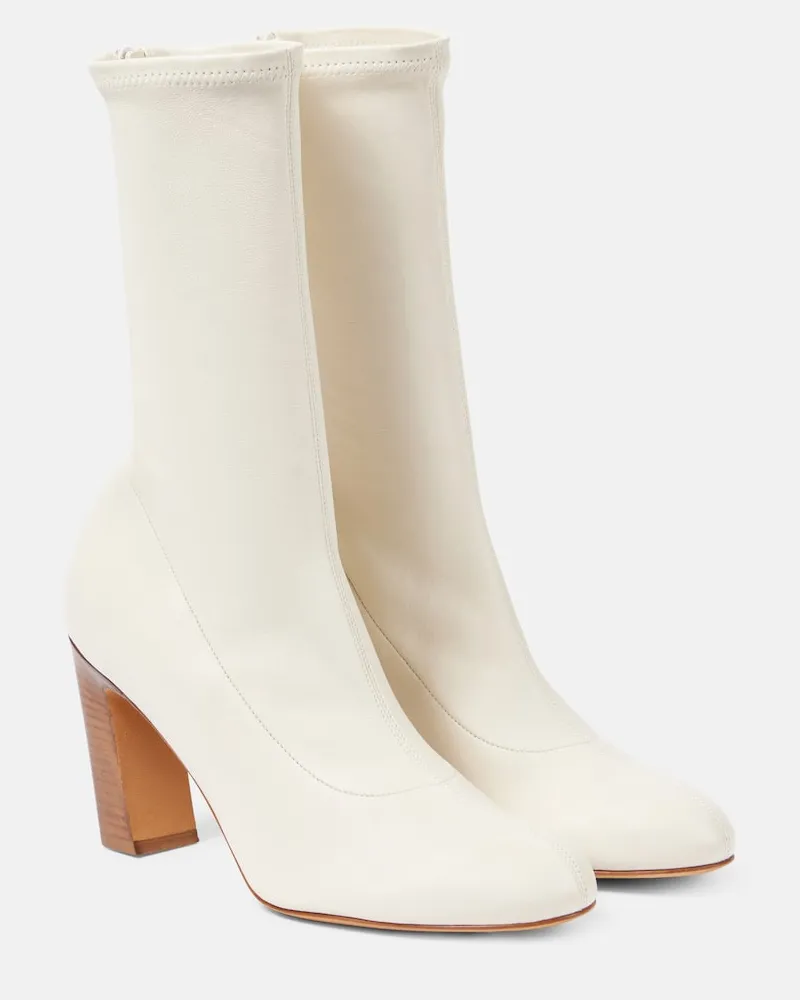 KHAITE Stiefel Apollo aus Leder Weiß