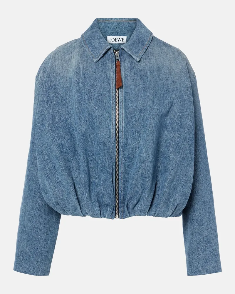 Loewe Jacke aus Denim Blau