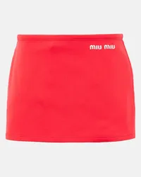 Miu Miu Minirock Rot