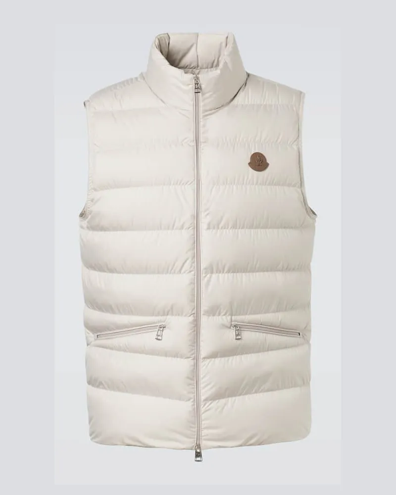 Moncler Weste Treompan Weiß