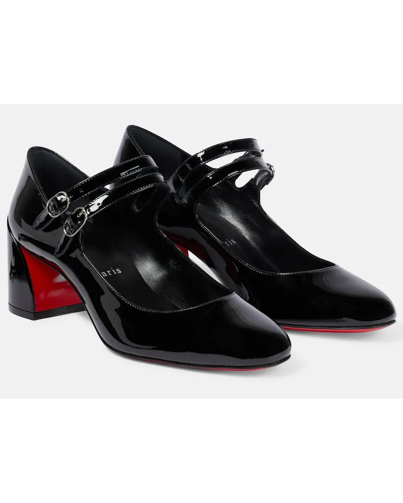 Christian Louboutin Pumps Miss Jane 55 aus Lackleder Schwarz