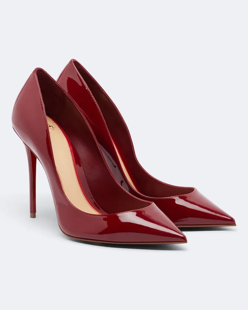 Christian Louboutin Pumps La Pigalle aus Lackleder Rot