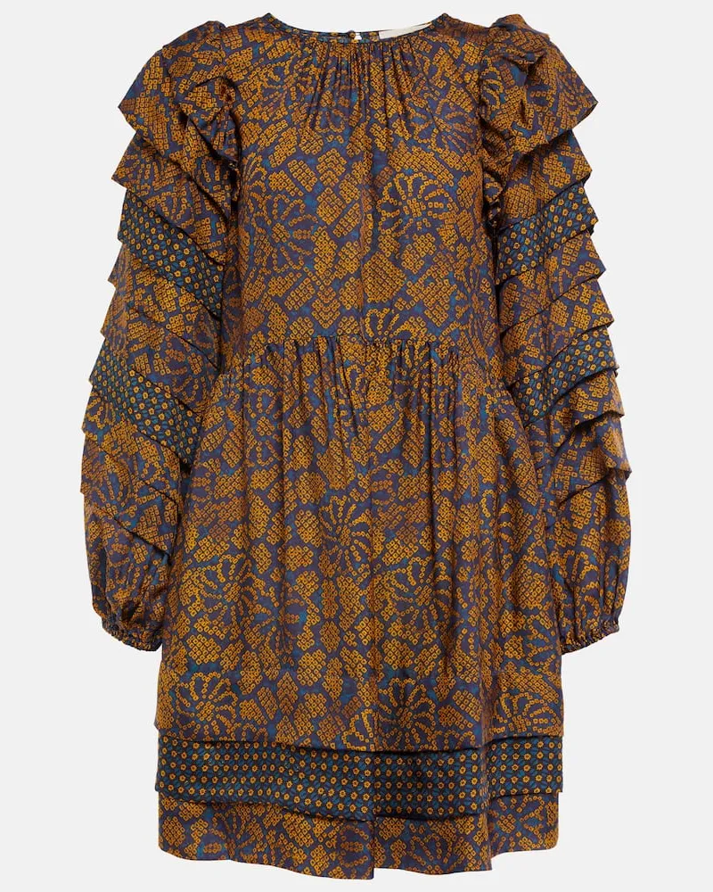 Ulla Johnson Bedrucktes Minikleid Emilia Multicolor