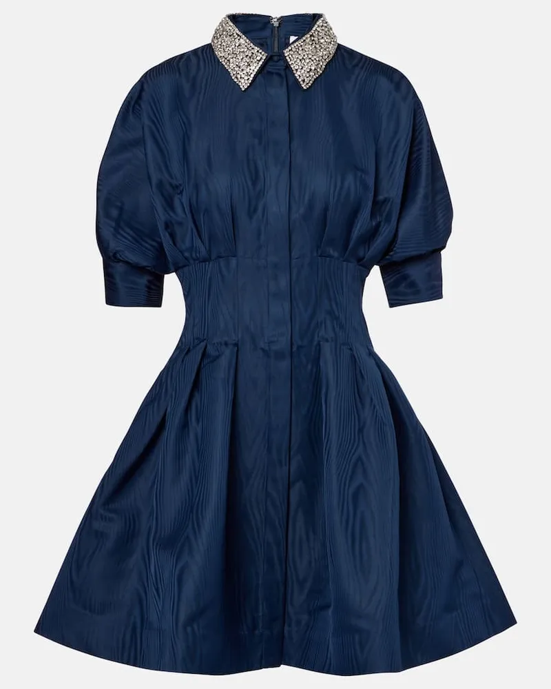 Rebecca Vallance Minikleid Cielo mit Kristallen Blau