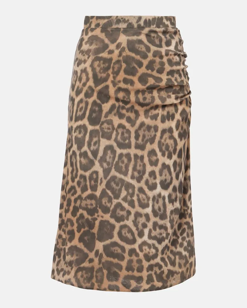Stella McCartney Bedruckter Midirock Multicolor