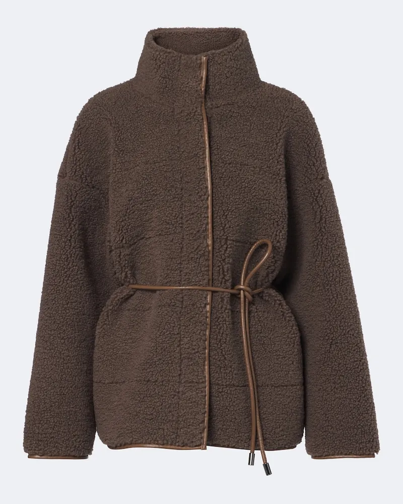 Bogner Jacke Kimberly aus Teddyfleece Grün