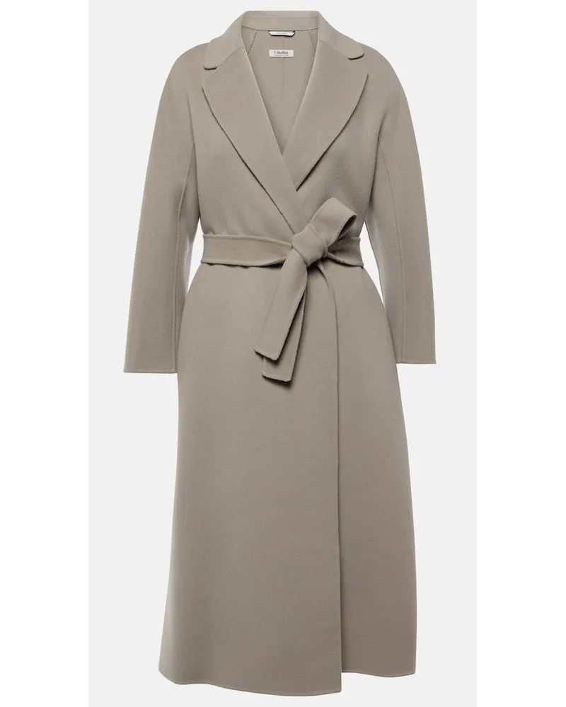 Max Mara Mantel aus Wolle Grau