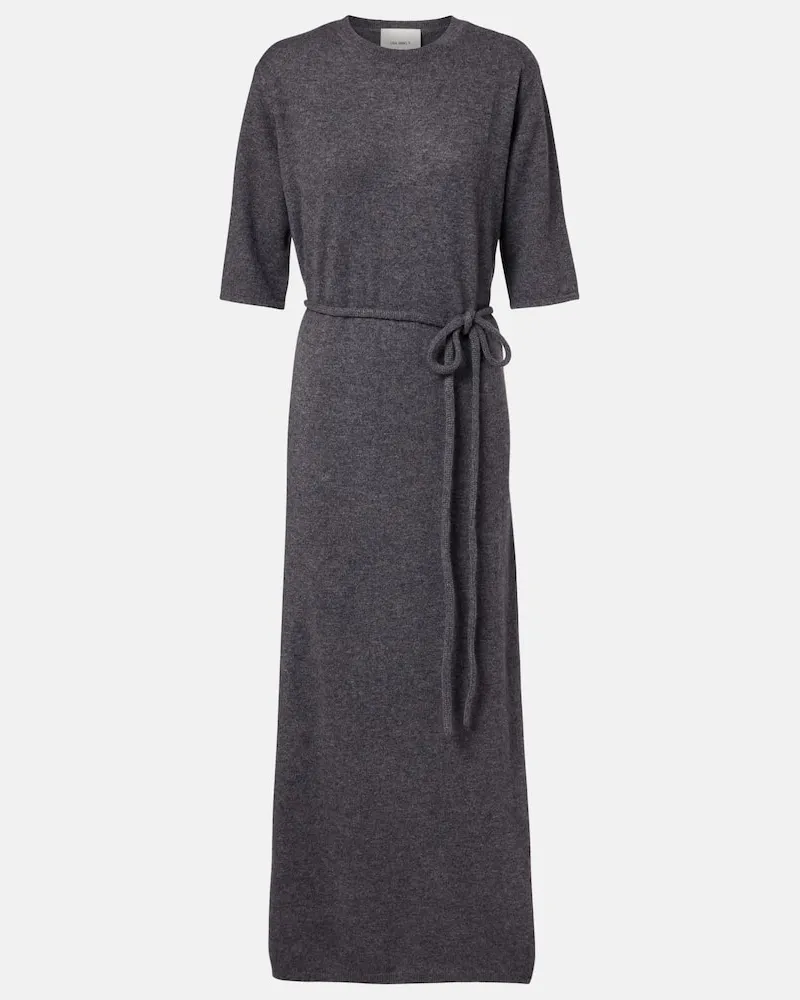 Lisa Yang Maxikleid Tilde aus Kaschmir Grau
