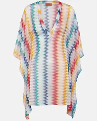 Missoni Kaftan aus Haekelstrick Multicolor