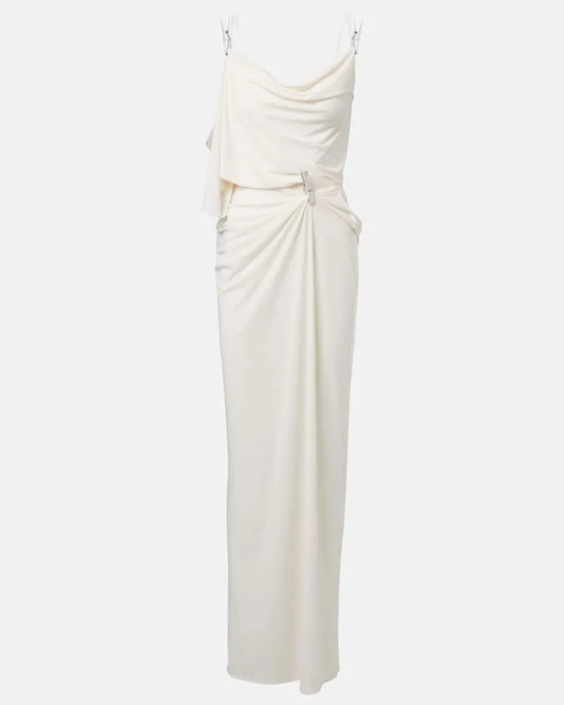 COPERNI Maxikleid aus Jersey Weiß