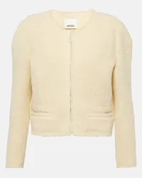 Isabel Marant Jacke Pully aus einem Wollgemisch Beige