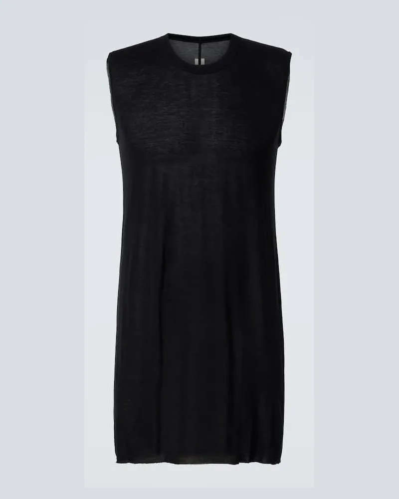Rick Owens Top Basic Schwarz