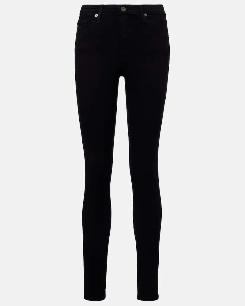 Adriano Goldschmied Mid-Rise Skinny Jeans Prima Schwarz