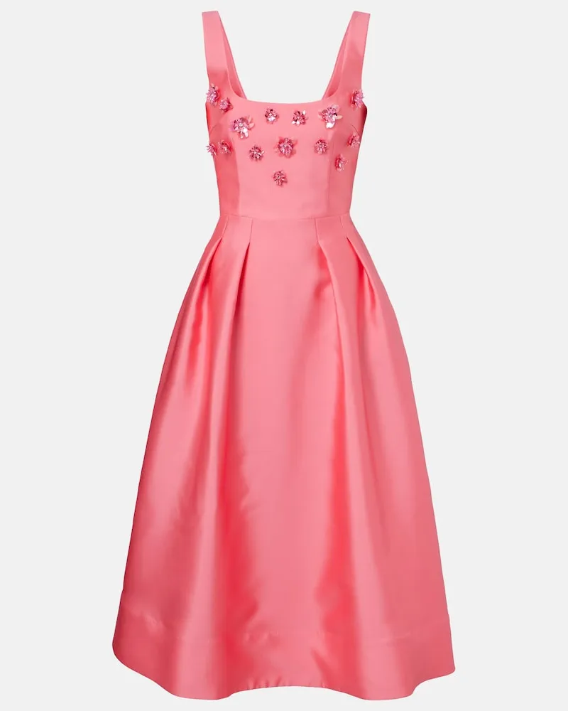 Rebecca Vallance Verziertes Cocktailkleid Tilda Rosa