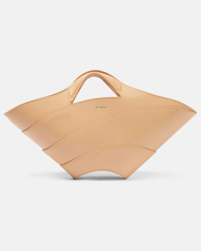 Alaïa Alaïa Tote Bag Khaima Small aus Leder Neutral